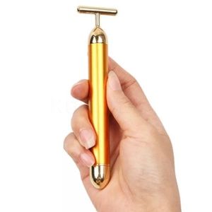 Gold Facial Massager / Vibrating Energy Bar